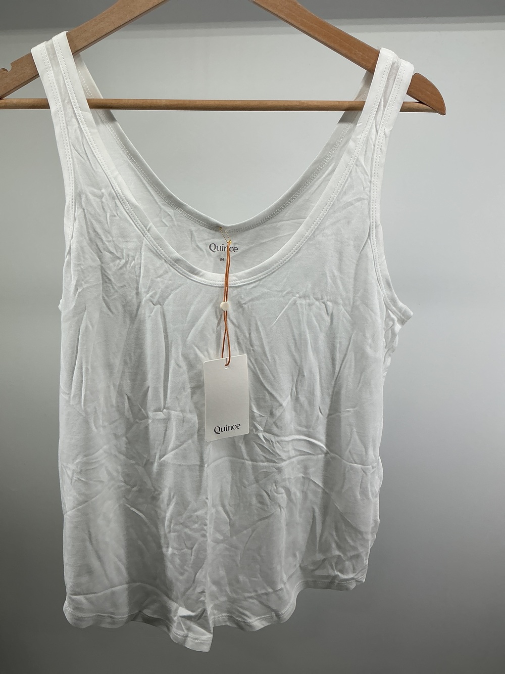 Cotton Modal Double Scoop Neck Tank
